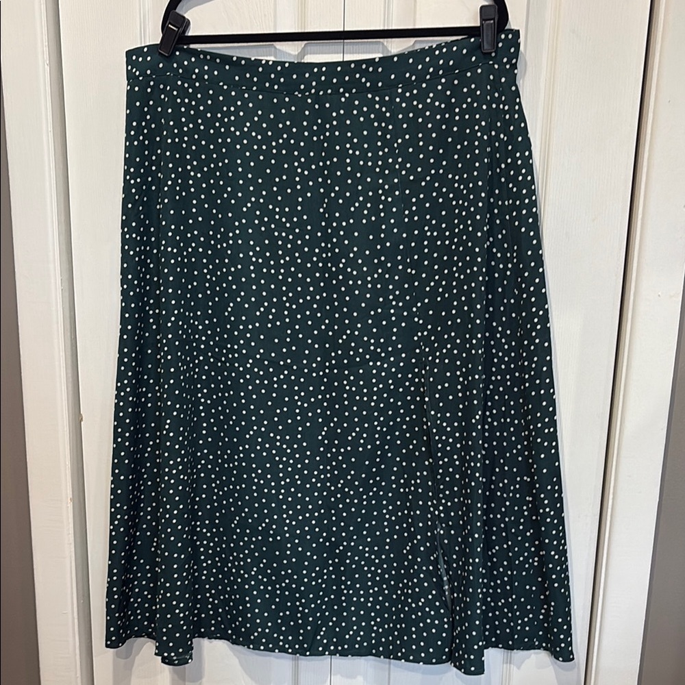 SHEIN Green Polka Dot Skirt Midi Skirt size 3XL